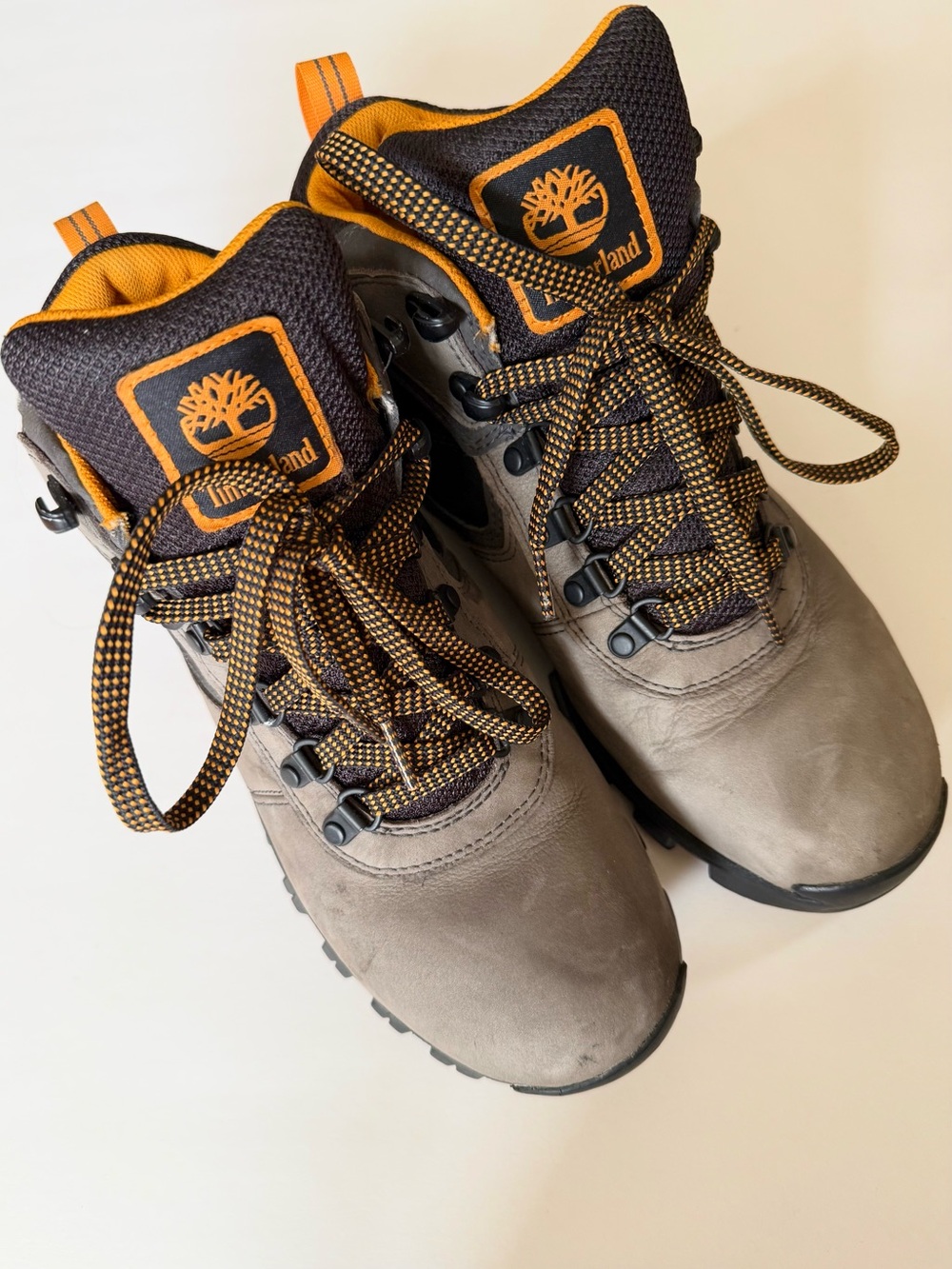 Timberland Grey Anti Fatigue Hiking Boots 🥾